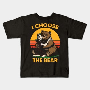 I Choose The Bear Kids T-Shirt